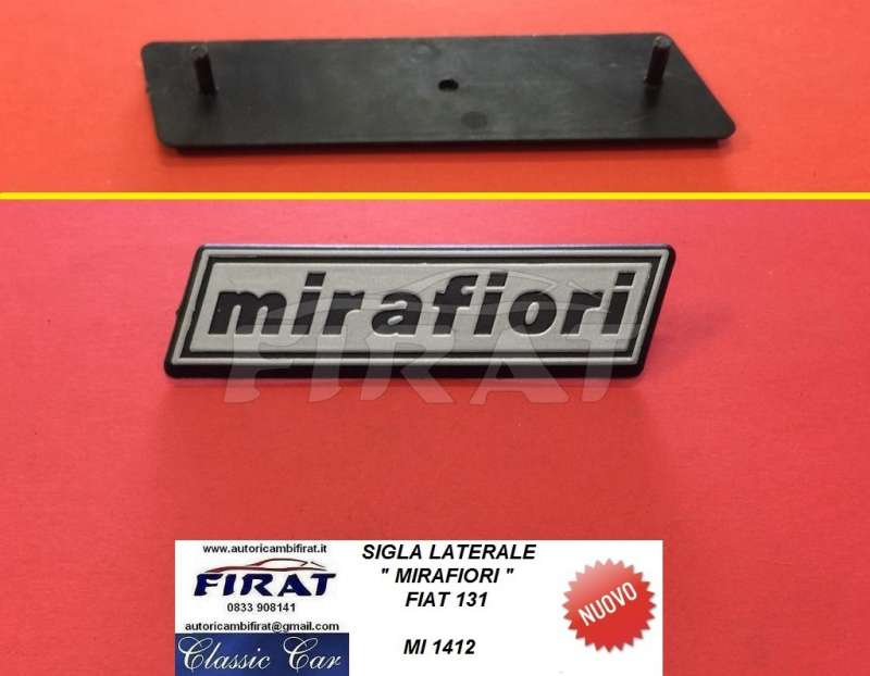 SIGLA LATERALE FIAT 131 MIRAFIORI (1412)